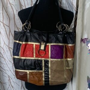 Vintage 1990S Patchwork Tote Bag
